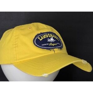 Landshark Lager Hat Cap Dad Strapback Margaritaville Yellow Adjustable